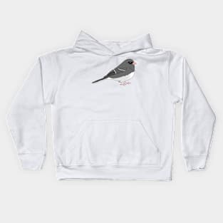 Dark Eyed Junco Kids Hoodie